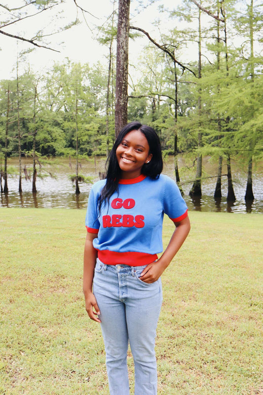 GO REBS Short Sleeve Sweater