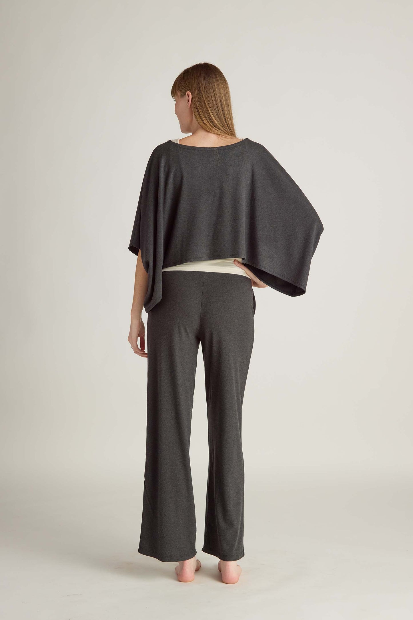 Charcoal Soft Shrug Shirt