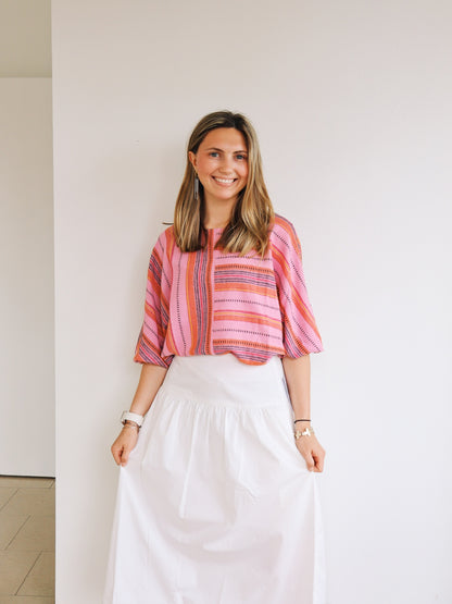 Boat Neck Doleman Blouse