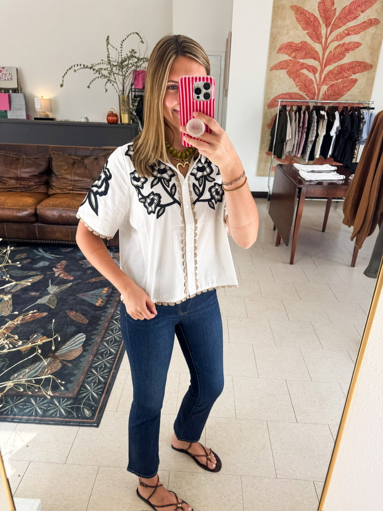 Collared Button Up
