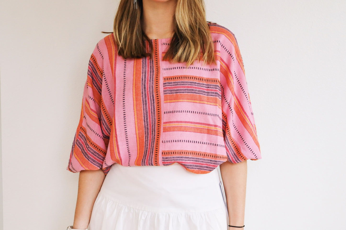 Boat Neck Doleman Blouse