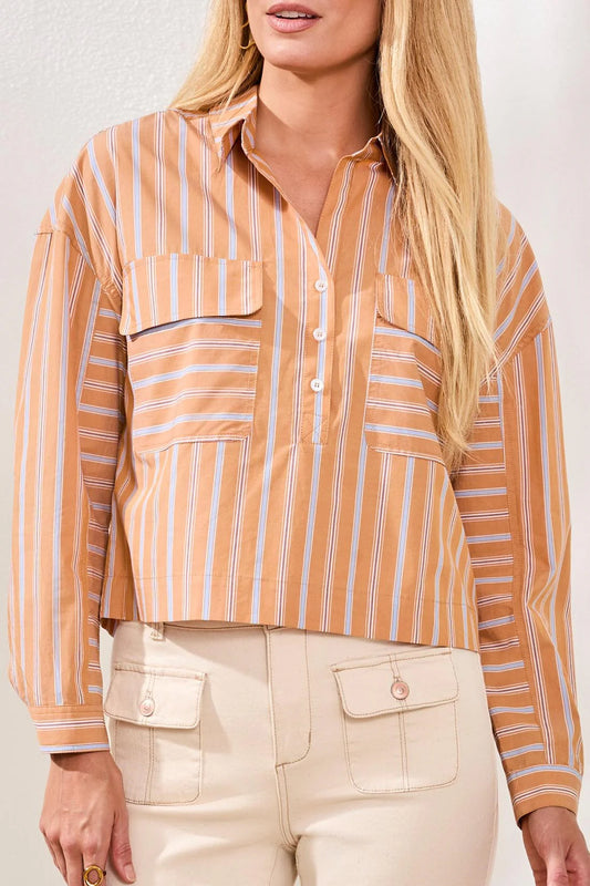 Popover Blouse With Drop Shoulders