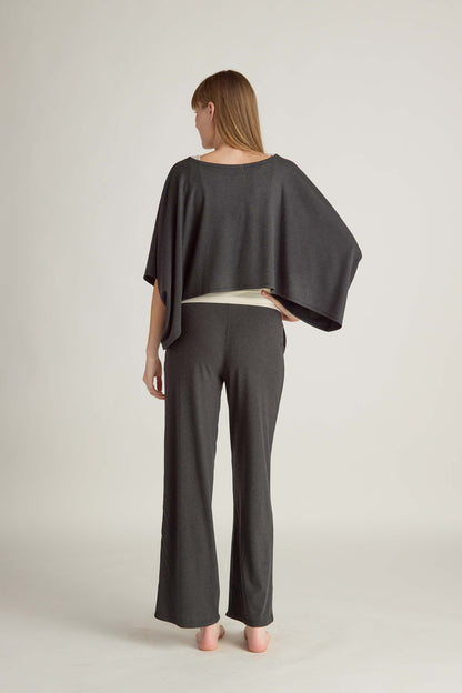 Charcoal Soft Shrug Shirt
