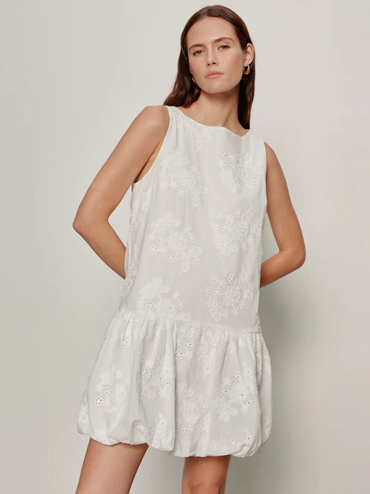 Garden Eyelet Bubble Dress