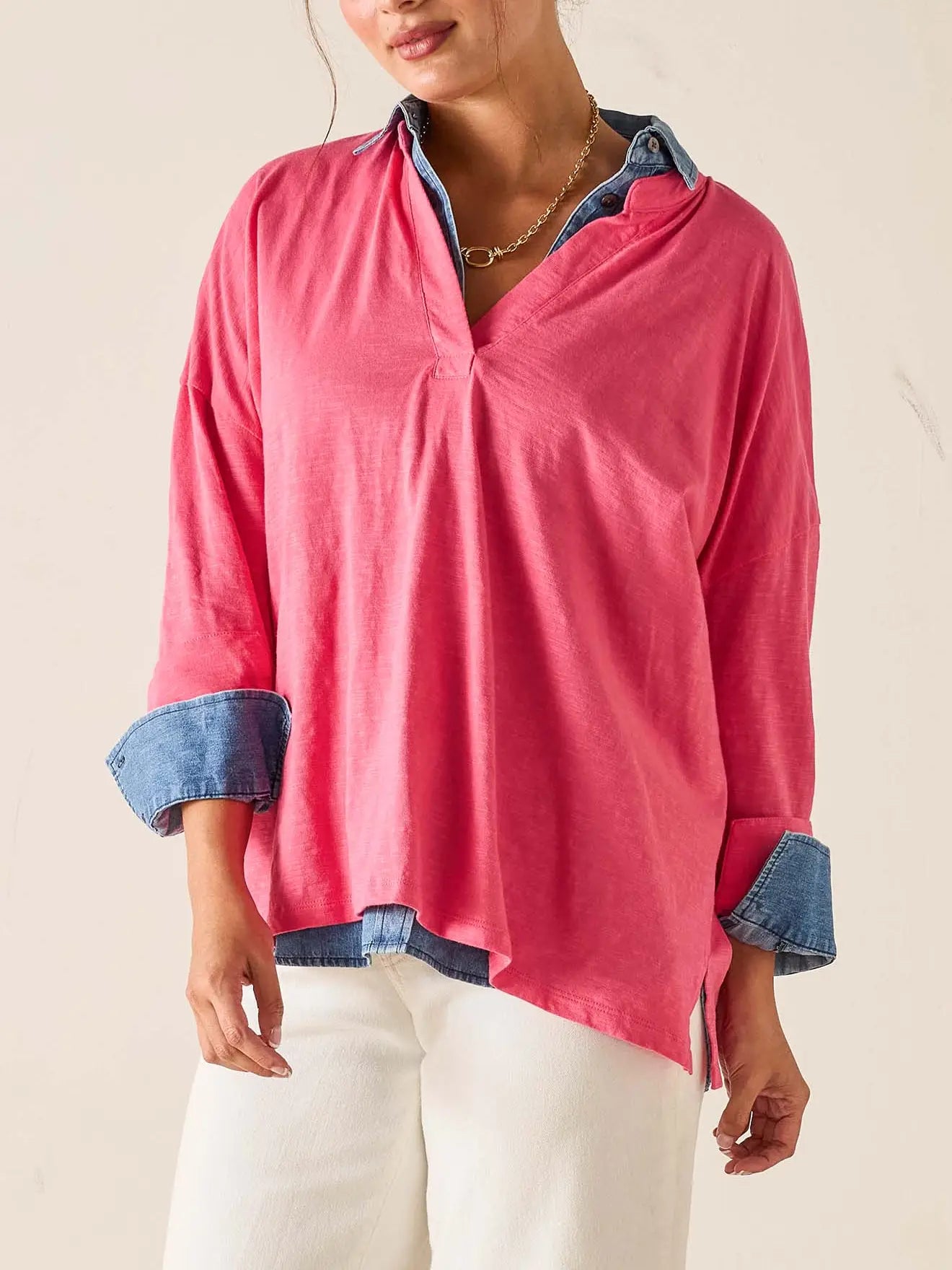 Amelia Cuff Tee